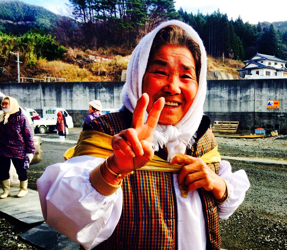 釜石市箱崎町　在宅避難61世帯